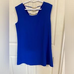 Blue Pepper blue sleeveless mini dress